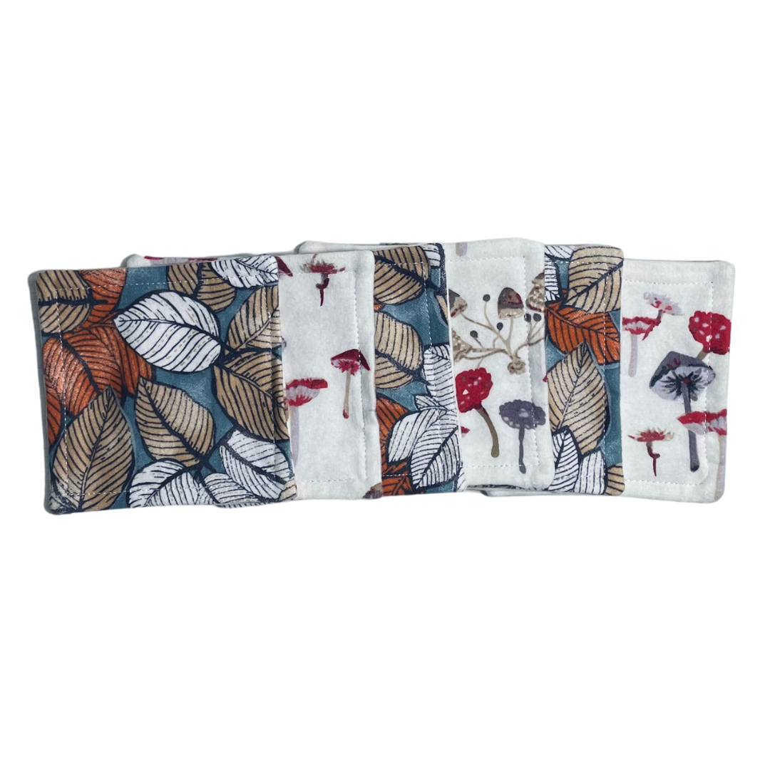 Reusable Cotton Squares - Fall Leaves (6)